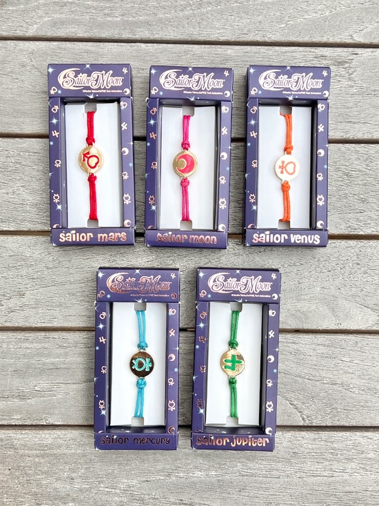 Sailor Moon Jewelry - Sailor Moon Complete Sailor Scout Friendship Bracelet Set NWT 🌙